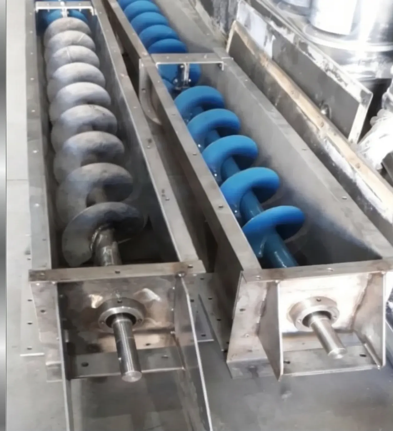 Conjunto de caja y sin fin de acero inoxidable para minería